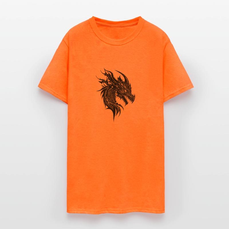 Grim Vintager Dragon In Nature Scale Dress