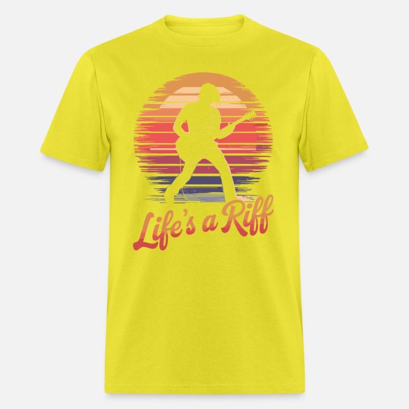 Guitar Player Life's a Riff Sunset Vibes