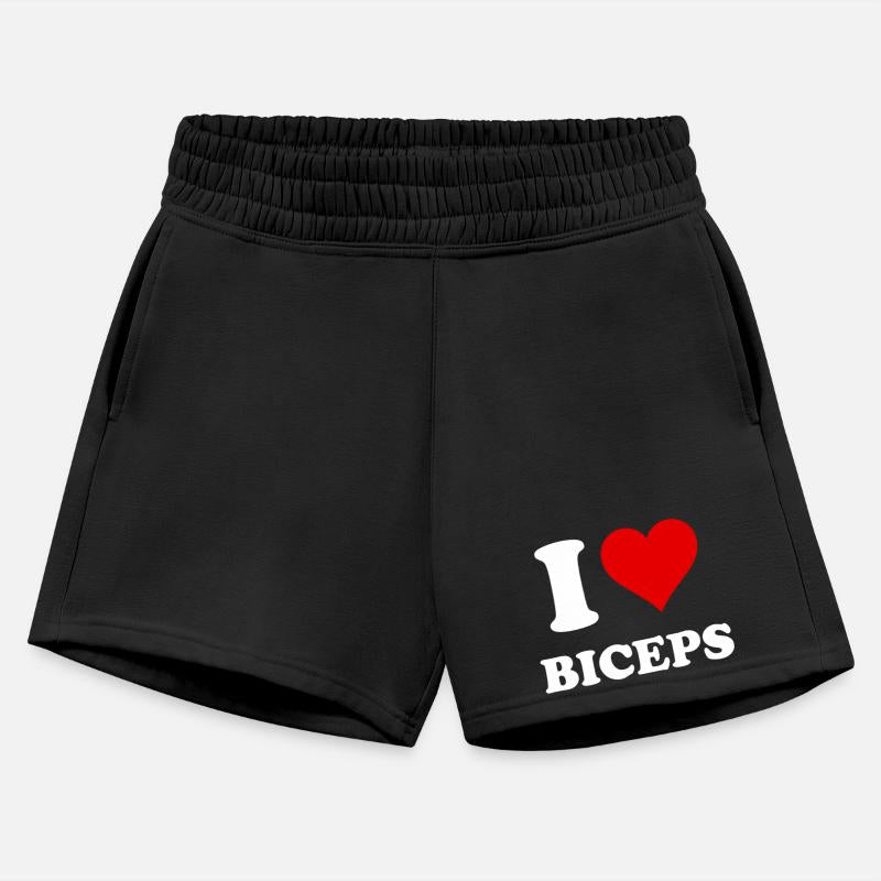 Gym Workout Fitness I Heart Biceps I Love Biceps