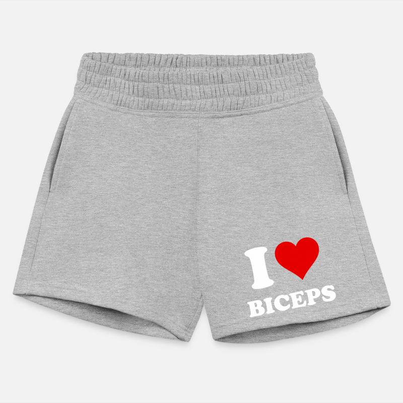 Gym Workout Fitness I Heart Biceps I Love Biceps