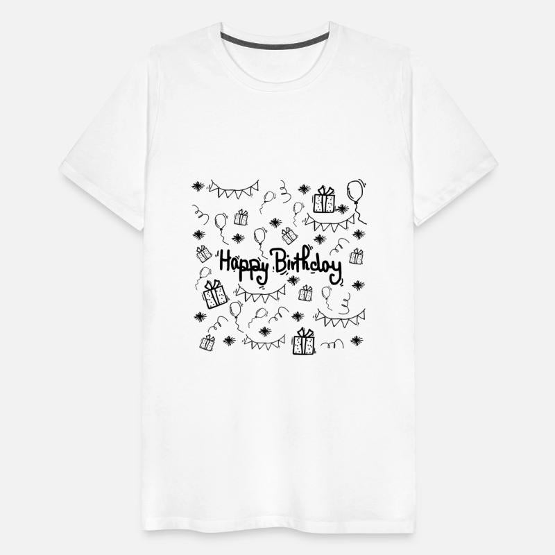 hand drawn birthday party design