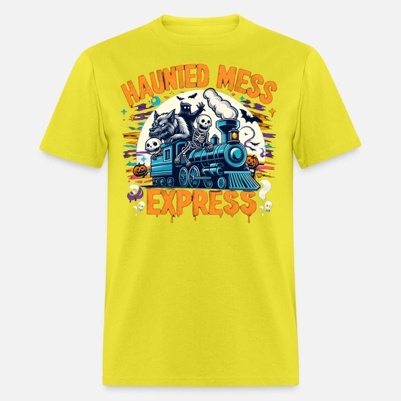 Haunted Mess Express Fun Spook Halloween Train Pun