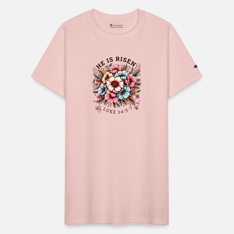 He is Risen Floral Easter Christian Duo