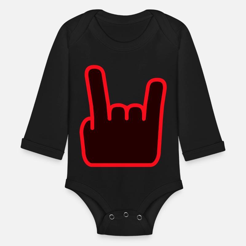 Heavy Metal Fun Hard Rock Music Horns Hand Gesture