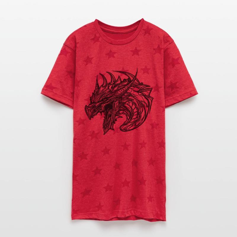 Hissing Dragon In Tattoo Scale Dress