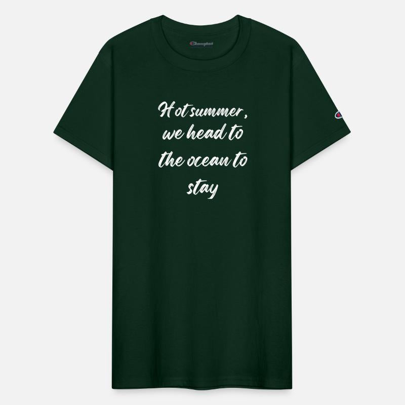 hot summer, we head to the ocean to stay