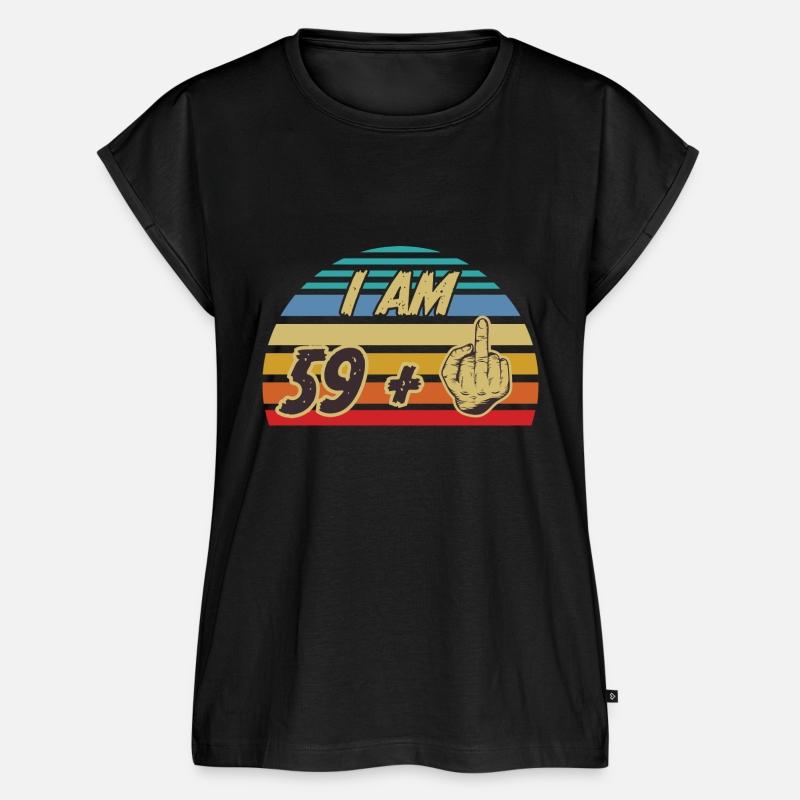 I Am 59 Plus Middle Finger Funny 60Th Birthday