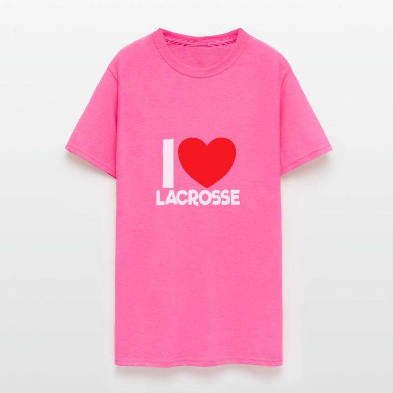 I Love Lacrosse Red Heart Lacrosse Lover Lacrosse