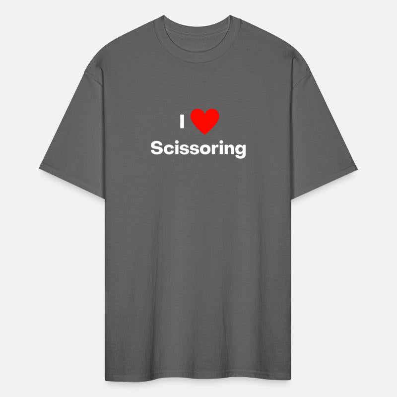 I Love Scissoring With A Red Heart