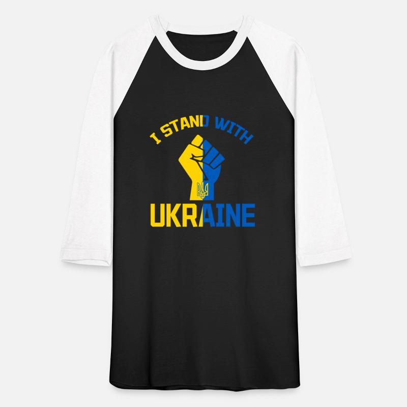 I Stand With Ukraine Ukrainian Fist Flag Strong