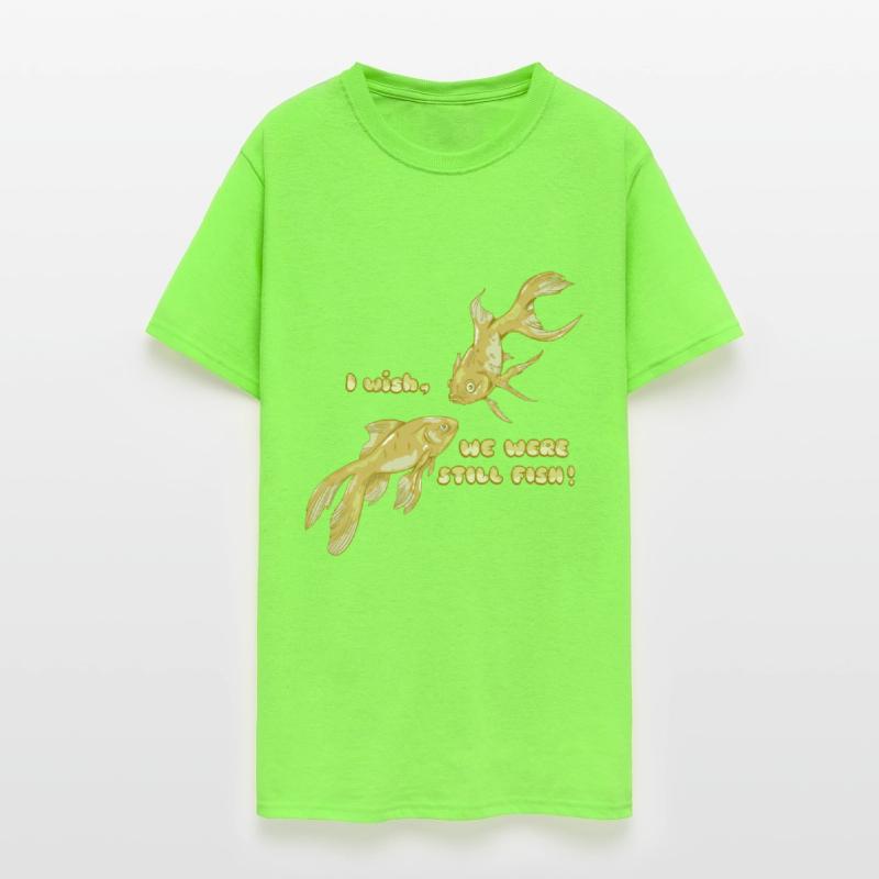 I WISH WE WERE STILL FISH FUNNY GOLDFISH