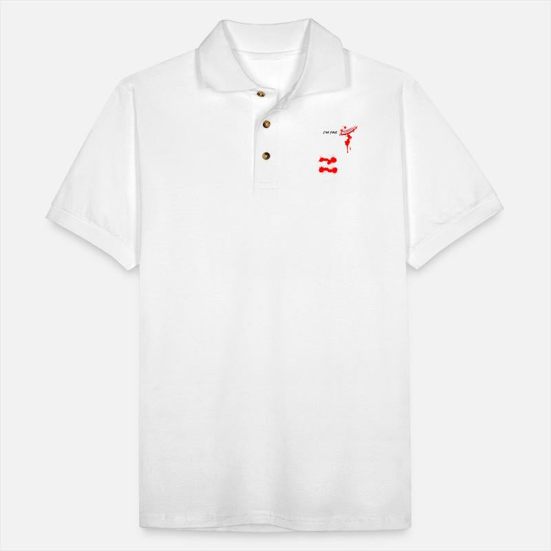 I'm Fine Bloody Hand Bloodstained Blood Splatter