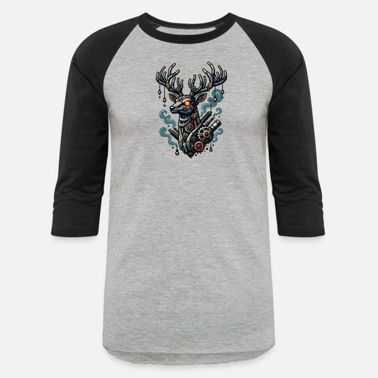 Intricate Steampunk Deer with Gears and Antlers