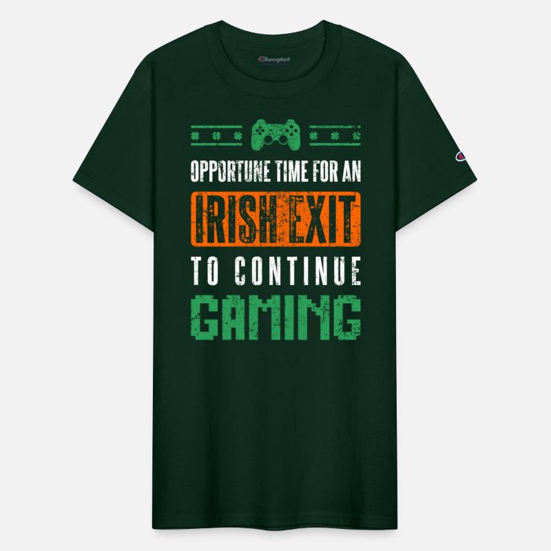 Irish Exit Saint Patrick's Day Gaming Gift Gamer