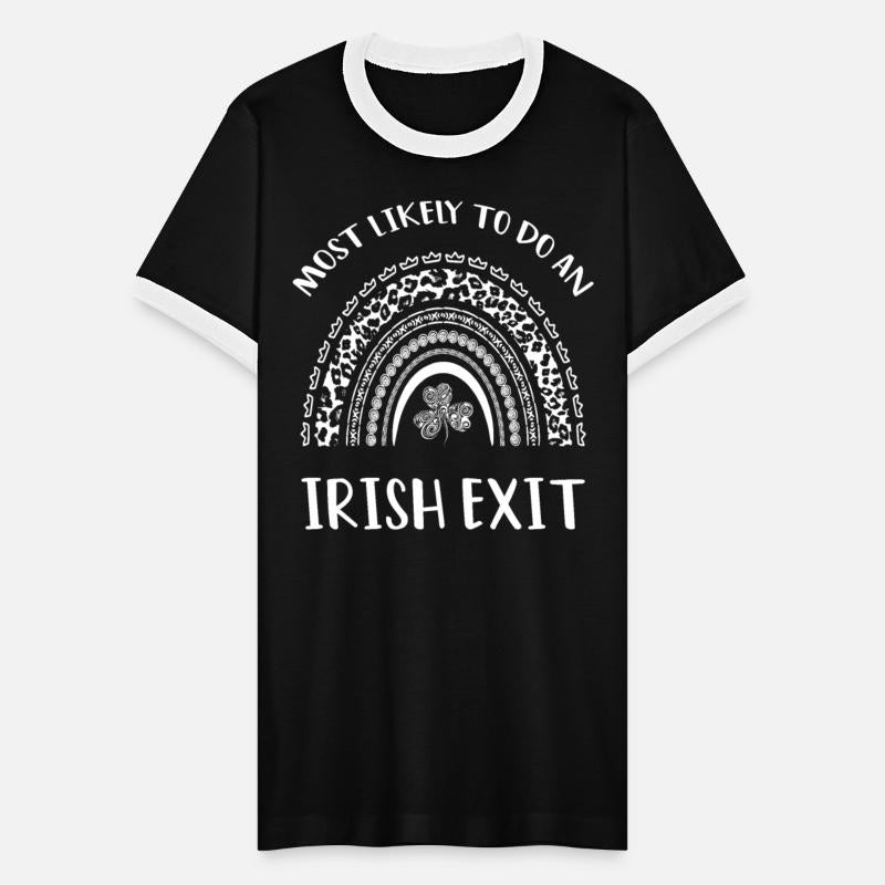 Irish Exit St. Paddy's Day Rainbow Shamrock Gift