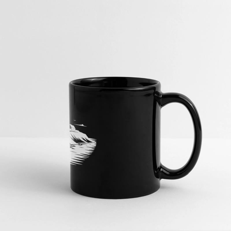 Island With Lighthouse On The Coast