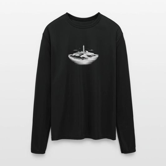 Island With Lighthouse On The Coast