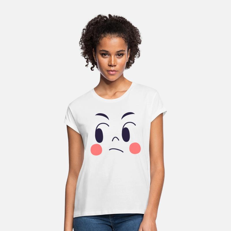 jaded expression of cartoon emotion face