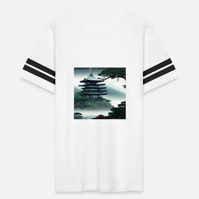 Japanese temple on the hill