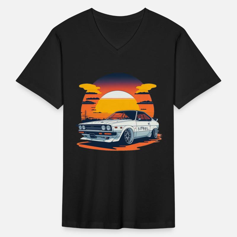JDM - Retro Car and Sunset