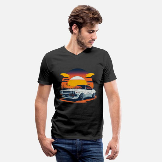 JDM - Retro Car and Sunset