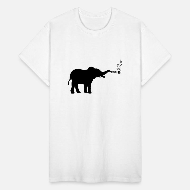 joint weed smoking elephant
