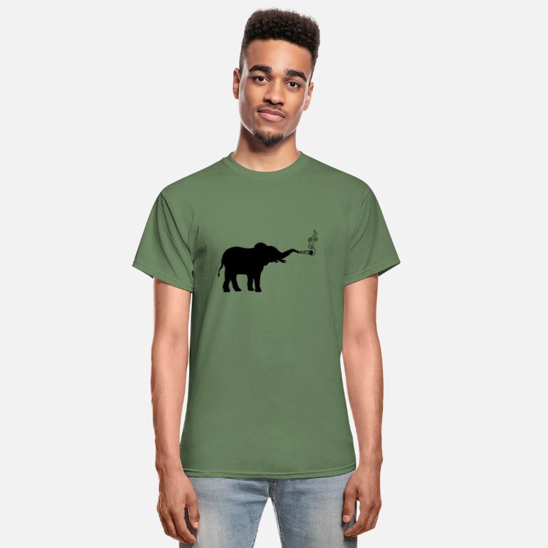 joint weed smoking elephant