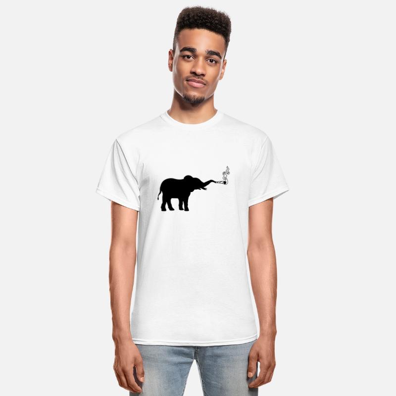 joint weed smoking elephant