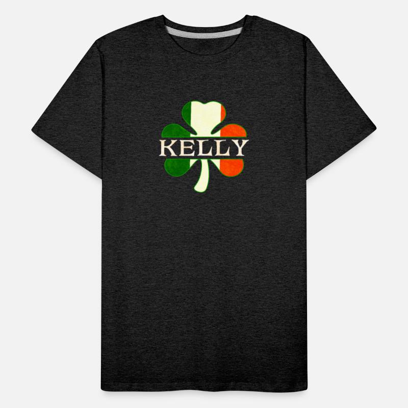 Kelly Irish Surname Ireland Flag Shamrock