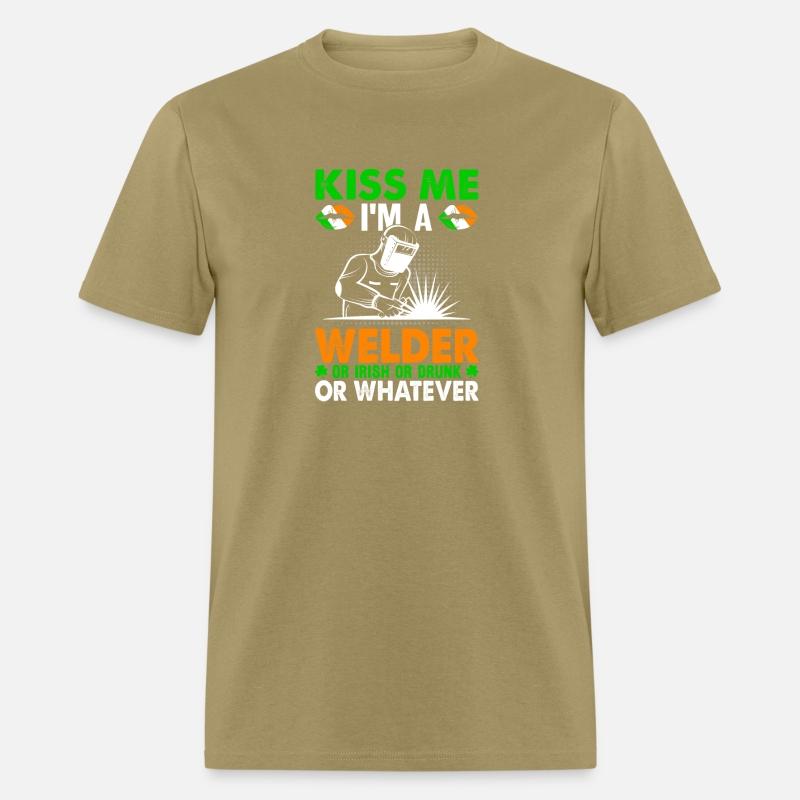 Kiss Me I'm A Welder Funny St. Patrick's Day
