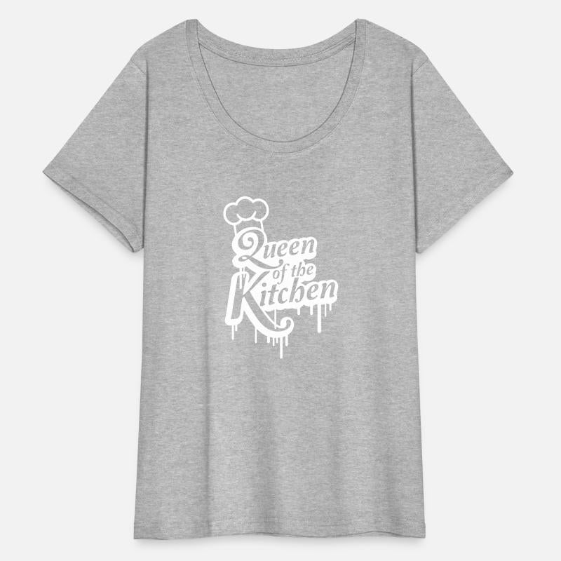 Kitchen Queen lettering Logo Kitchen Woman Royal