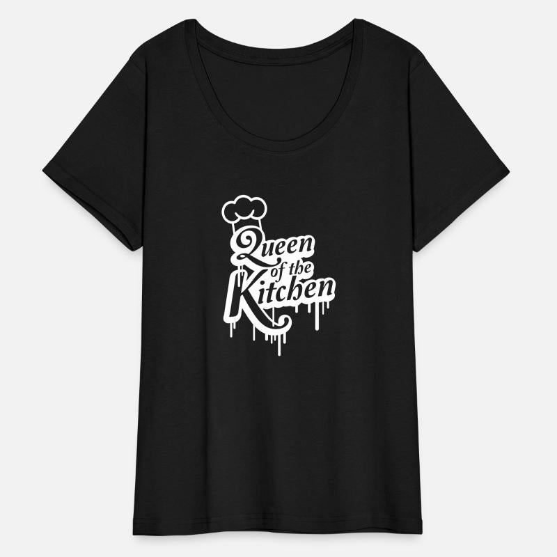 Kitchen Queen lettering Logo Kitchen Woman Royal