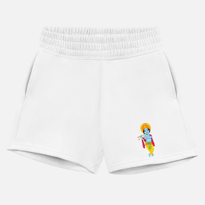 Krishna Playing Flute Illustration