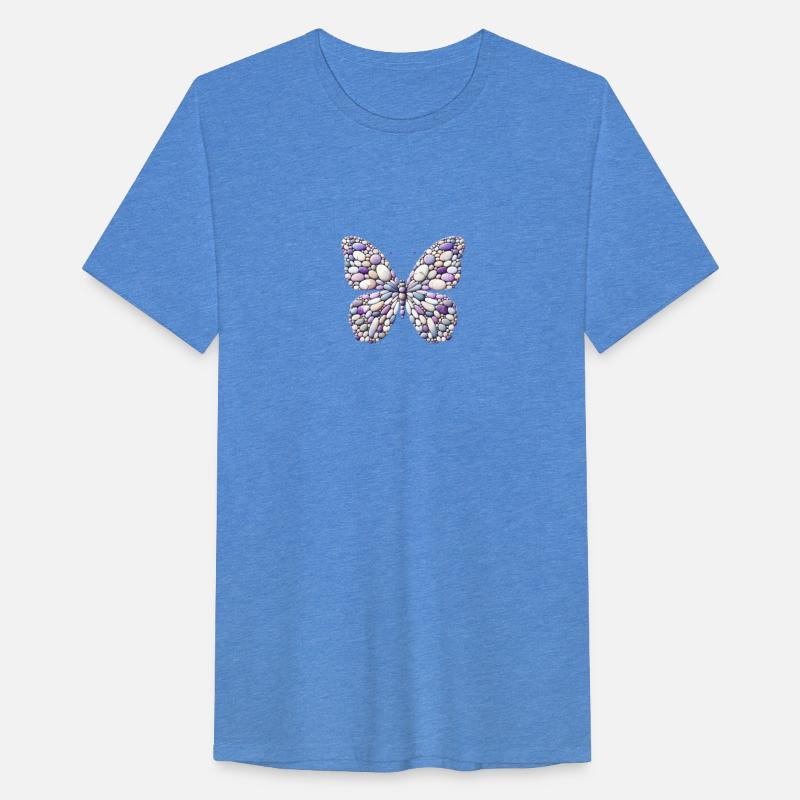 Lavender Breeze Monarch Pebble Butterfly