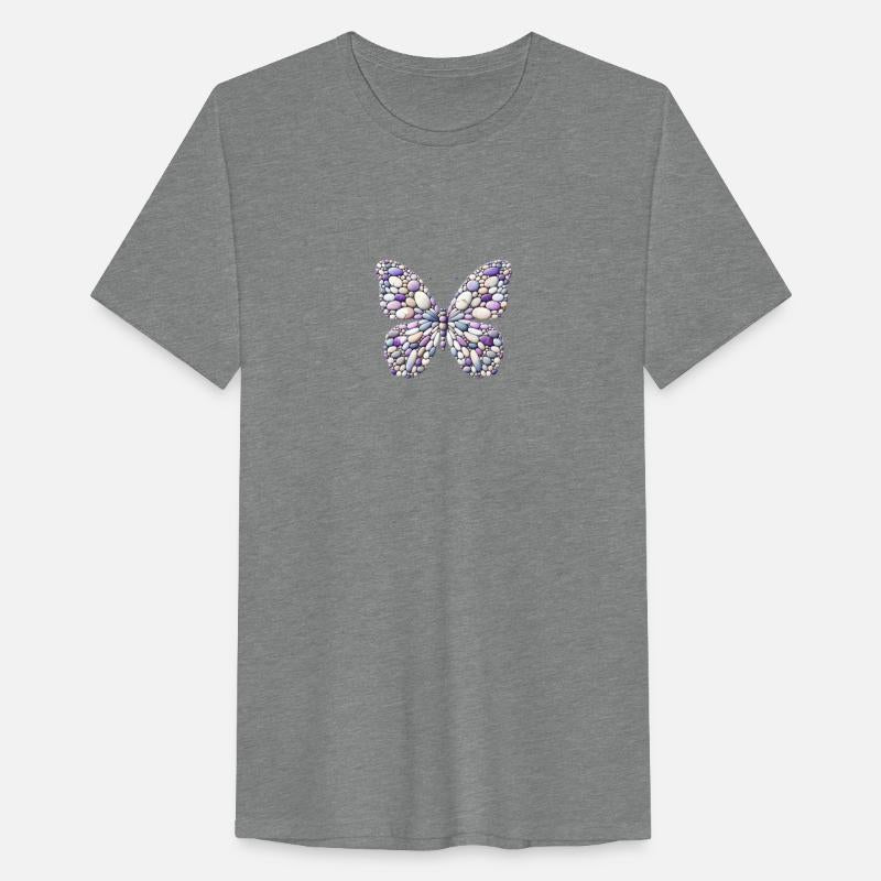 Lavender Breeze Monarch Pebble Butterfly