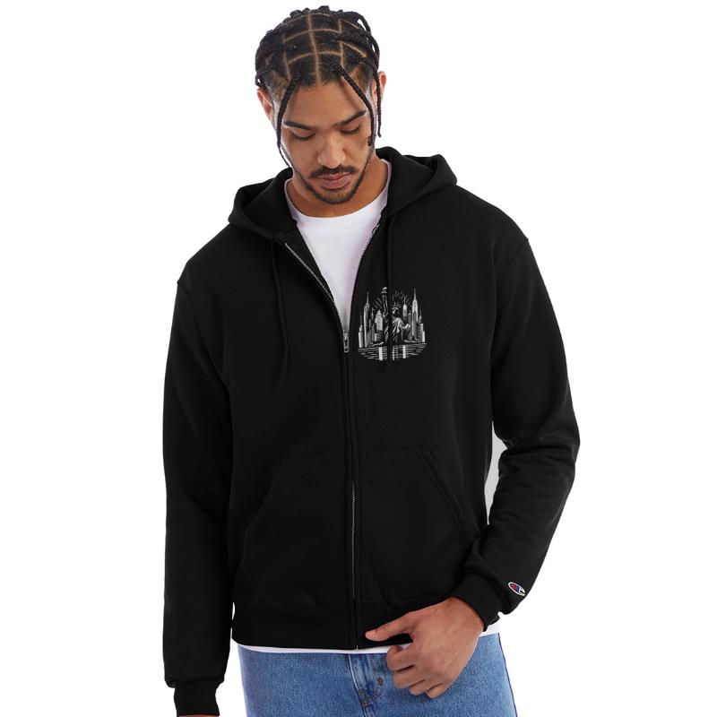 Liberty & NYC Skyline