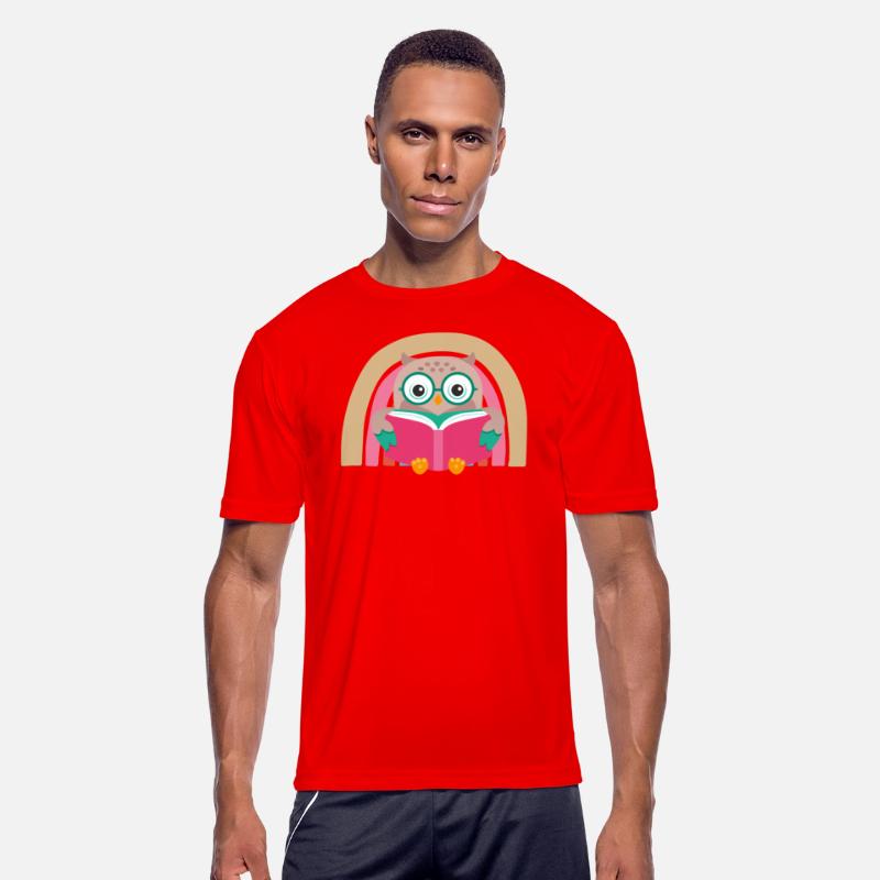 Librarian Owl Book Reading