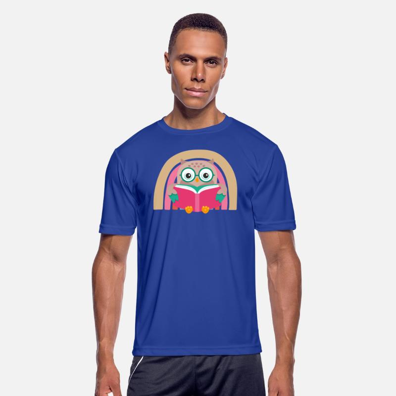 Librarian Owl Book Reading