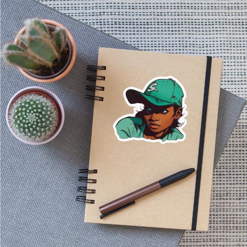 Light Skin Girl in Baseball Hat