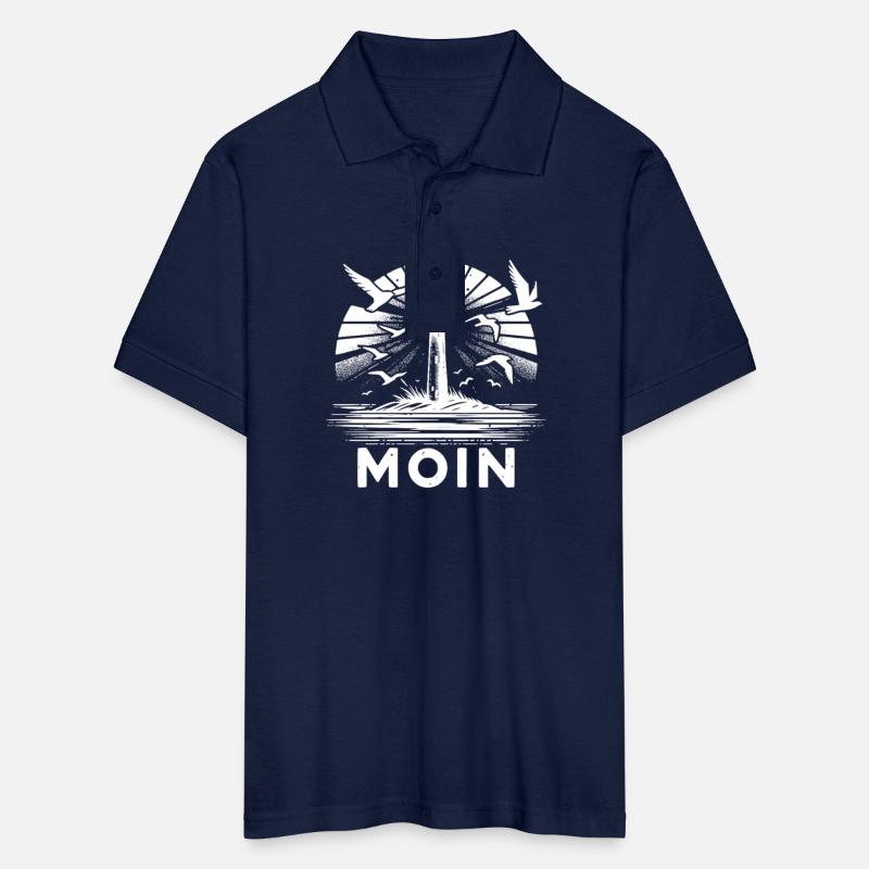 Lighthouse Moin Coastal Scene With Seagulls