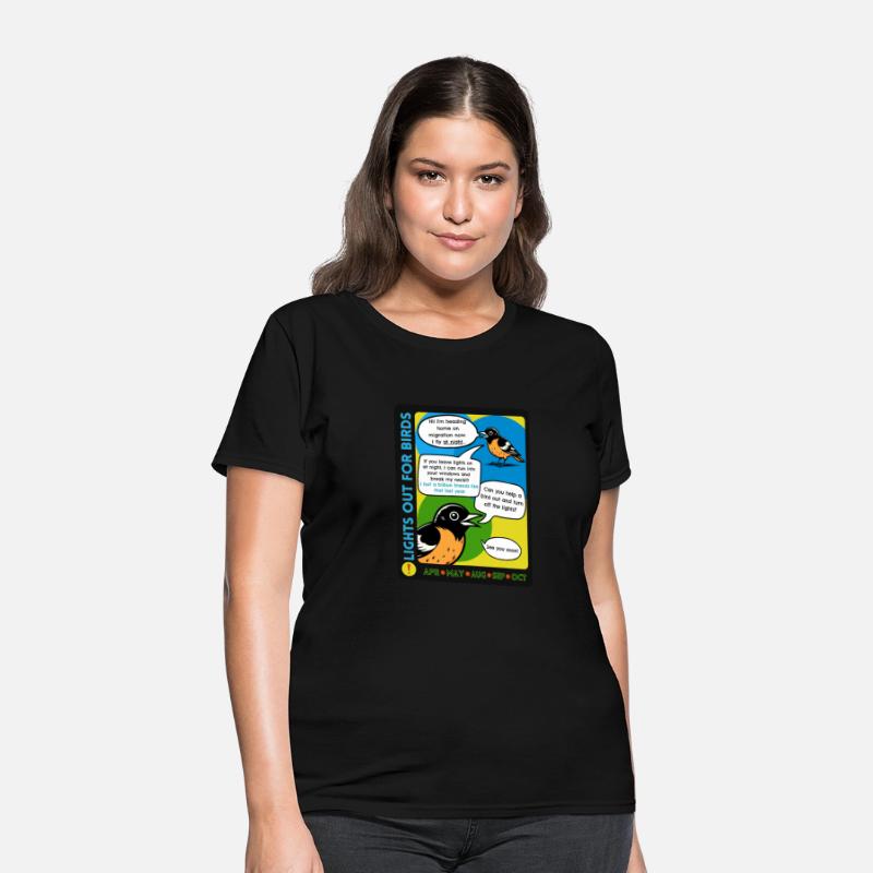 Lights Out Bird Migration Alert Design - Oriole