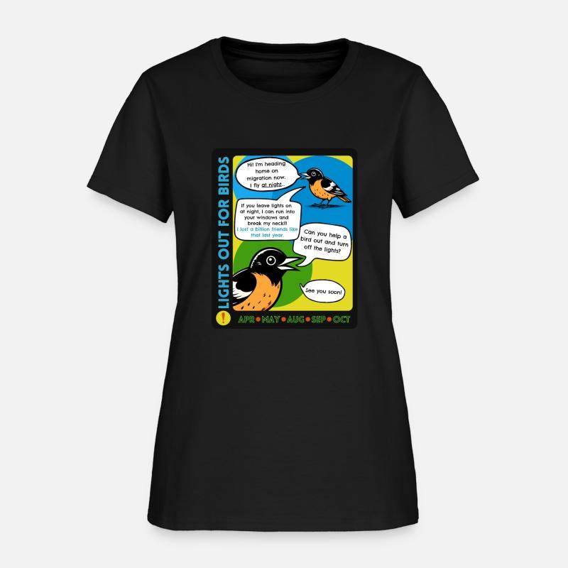 Lights Out Bird Migration Alert Design - Oriole