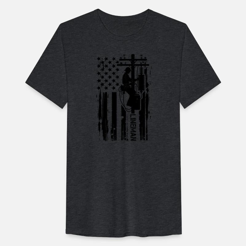 Lineman American flag electrician USA flag of Tool