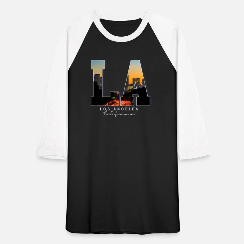 LosAngeles California LA Skyline Pride Black White