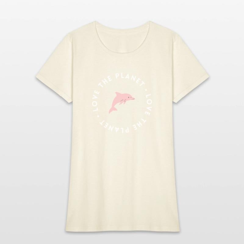 love the planet dolphin design