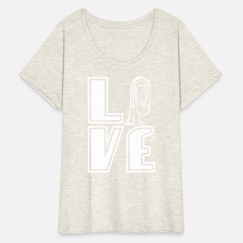 Love Tuba Music Student Player Marching Band Brass