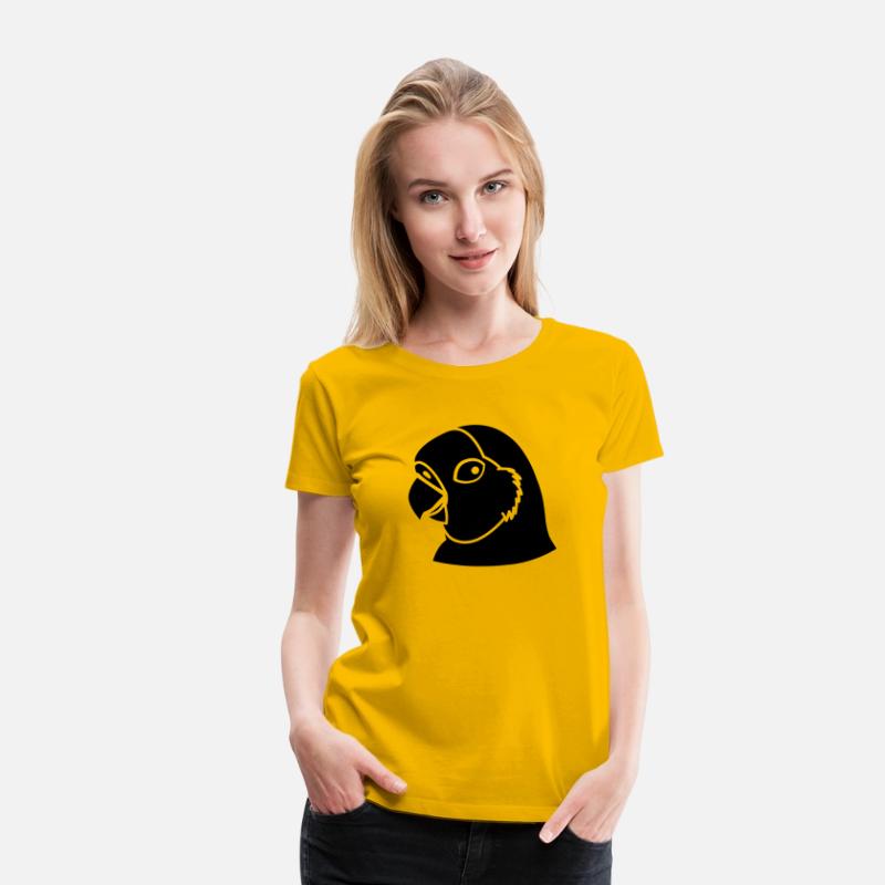 Lovebird head and relief