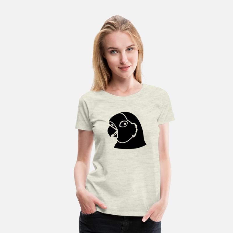 Lovebird head and relief