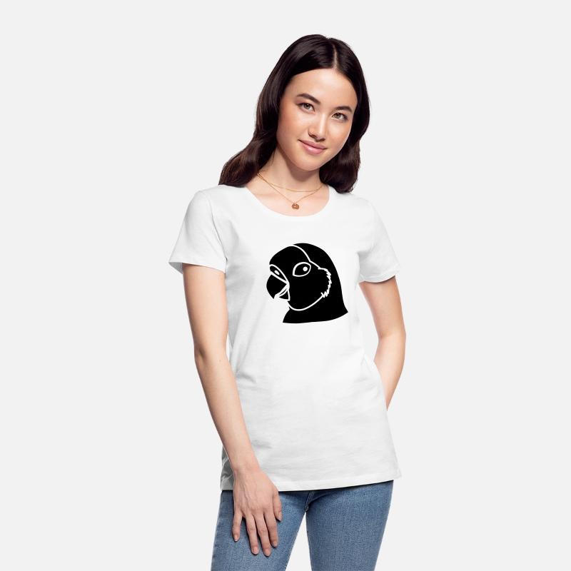 Lovebird head and relief