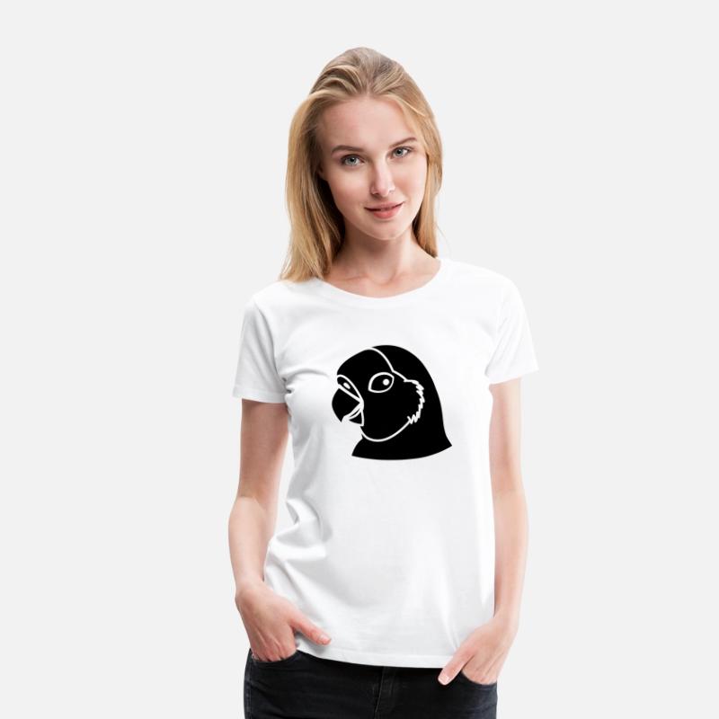 Lovebird head and relief